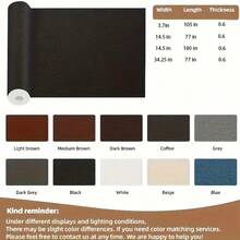 1PC Thickened Self Adhesive Sofa Leather Repair Fix 8 Colors 3 Sizes DIY Bed Soft Bag Patch Sticker Repair Subsidy Furniture Renew Decal (20x50cm/20x138cm/50x138cm) - Multicolor - View 3