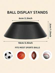 1/3/5/8 Stück Multi-Sport Ball Ständer - Robuste PP Vier-Ecken-Basis für Fußball-Zubehör, Sportbälle, Basketbälle und mehr - farbig für die Präsentation, Sportbekleidung für Frauen, Leggings Weihnachten