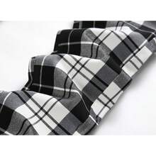 TENGINE Plaid Pants For Men, Mens Skinny Stretch Slim Fit Chinos Golf Business Dress Casual Pants - 藍色條紋 - 查看 10