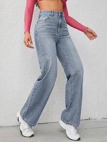 Women Jeans - Light Wash - View 3