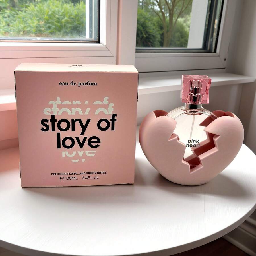 Perfumes de mujer Story Of Love Eau De Parfum Spray Para Mujeres,3.4 Oz/100Ml Perfume feromonas Perfume dama ofertas y liquidaciones Fragancia Floral Frutal Gourmand Dulce Coco Vainilla Juvenil Aroma Envolvente Empoderada Ideal Para Uso Diario Citas Fiesta Regalo San Valentín Cumpleaños Navidad Detalle Amigas Pareja Colonia Original - Multicolor - Ver 1
