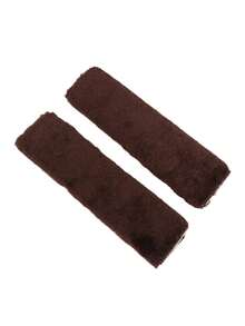 2Pcs Soft Car Seatbelt Cover Sheepskin Seat Belt Pillow Pad Seat Belt Strap Cover Shoulder Pads For Bag Car Accessories - Multicolor - View 22
