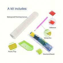 مجموعة رسم الألماس بالكامل 5D للبالغين، قلعة مع شلال والقمر، فن فسيفساء الألماس، مناسب للمبتدئين DIY، لوحات نقاط الألماس مع الحرف اليدوية لديكور المنزل