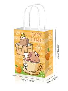 12/24个装水鼠礼品袋，适合儿童水鼠主题派对，带提手糖果纸袋，适用于生日派对、婴儿派对、生日、返校季、圣诞节、派对回礼袋 - 彩色 - 查看 7