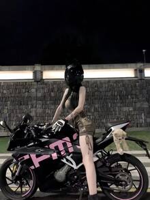 Cascos de motocicleta Cascos de motocicleta para mujeres Artículos de protección Suministros para motocicletas Casco de orejas de gato, casco, casco de moto, casco para mujer, regalo, para el hogar - Blanco - Ver 9