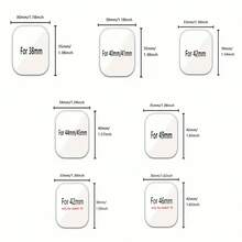 OUKNOEO Hydrogel Screen Protect Film Compatible With Apple Watch S11 10 9 8 7 5 6 SE 3 2 Series Compatible With IWatch Ultra 3 2 49MM 42MM 40MM 41MM 44MM 45MM 38MM 46MM Series TPU Clear Film