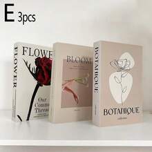 2 peças/3 peças Livros Decorativos Falsos Dobráveis, Ornamentos de Livros Decorativos Minimalistas para Casa, Showroom