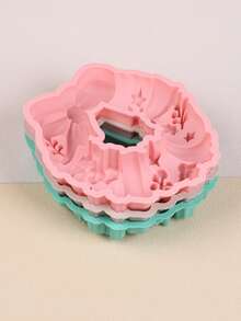 1pc Christmas Bow Wreath Silicone Cake Mold - Versatile Baking & Dessert Mold For DIY Pastries, Mousse, And More - Perfect For Holidays Like Christmas, Easter, Valentine's, Thanksgiving Christmas Christmas Decorations Christmas Pajamas Christmas Gifts Christmas Decor