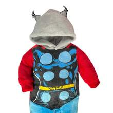 Marvel Baby Romper With Embroidered Hat - 灰色 - 查看 3