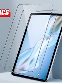 2pcs Tempered Glass Screen Protector Compatible With IPad - 無色 - 查看 16