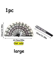 2 chiếc/1 USD Quạt cầm tay gấp cỡ lớn, Quạt cầm tay gấp có tiếng vỗ tay lớn, Thích hợp cho biểu diễn khiêu vũ, Quạt vải chất lượng cao, Quạt cầm tay bằng vải nylon màu đen, Quạt thủ công gấp gọn, Thích hợp sử dụng trên mặt đất, Trang trí làm mát, Câu lạc bộ đêm, Quán bar, Phụ kiện trang trí nhà cửa, Quà tặng cho người yêu thích khiêu vũ nam và nữ, Trang trí nhà cửa, Quà tặng tiệc tùng ngày lễ - Nhiều màu - Xem 12
