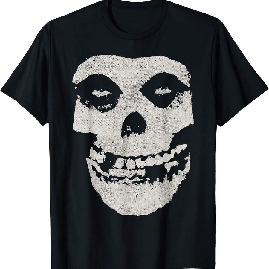 Misfits – Distressed Skull T-Shirt - Black 03 - View 1