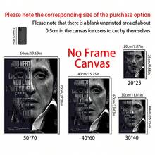 1pc Movie Posters Wall Art,Vibrant And Fashionable Movie Quotes Party Decor Room,Movie Character Portrait Lovers Style Aesthetic, Canvas Wall Art,Posters For Room,Home Decor,Room Decor Aesthetic,Room Decoration Stuff.Room Decor, Optional Frame