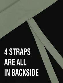 1pc New Beige Linen Pole Bag Design Sheer Curtain, Suitable For Villa, Balcony, Living Room, Bedroom, 160g/Sqm Premium Sheer Curtain - Multicolor - View 4