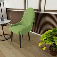Dining Chairs Set Of 2, Modern Upholstered Fabric Kitchen Chairs, Dining Table Chairs With High Back And Metal Legs - 綠色 - 查看 7