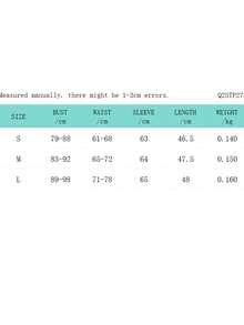 Women Multi - Color Fall Comfortable Homewear Base Layer Top - Deep V Neck  Flared Sleeve Long - Sleeve Tee - Màu nâu - Xem 3