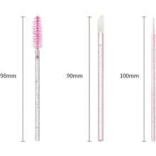 300pcs Eyelash Extension Supplies Kit Disposable Lash Spoolies Brushes Mascara Lip Brushes Brush KitB
