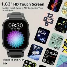 Multifunktionale Smartwatch mit kabelloser Anruffunktion | Sport Outdoor/Wandern/Reisebekleidung, Sportdatenverfolgung, Wecker, Erinnerung an langes Sitzen, Schlafüberwachung, Schrittzähler, Informationsbenachrichtigung, Fitness-Armband - das perfekte Urlaubsgeschenk, kompatibel mit iOS und Android