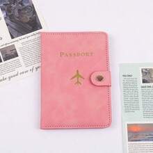Multifunctional Travel Passport Cover, Convenient Storage Of ID, Ticket And Passport Bag, Multi-Card Passport Holder - Hồng - Xem 2