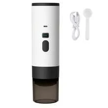 1 pieza Cafetera de cápsulas, pantalla LED, autocalentamiento, carga USB, apta para café en polvo y cápsulas, máquina de café eléctrica muy adecuada para viajes, uso al aire libre y en caravanas. Máquina de café de cápsulas - (Nuevo) - Ver 16