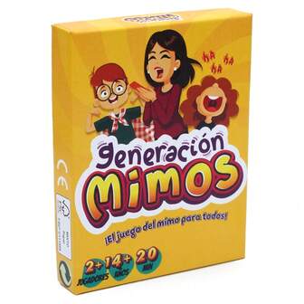 Pantomime Generation Family Board Game - Pantomime Game - Original Gift Brand Gesture Game, Suitable For All, Spanish Card Game