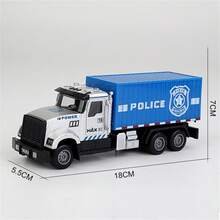 Alloy Construction Vehicles, Fire Truck Toys, Construction Crane Toy Series, Excavator, Mixer Truck, Bulldozer, Forklift, Dump Truck, Vehicles, With Lights And Sounds, Suitable As Birthday Gifts For Toddlers, Kids, Boys And Girls - Multicolor - View 29