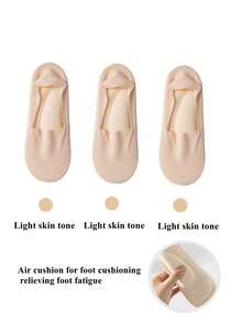 1/3 Pairs Of Business And Leisure Women Wear Socks With High Heels, Breathable Invisible Socks, Women's Boat Socks That Do Not Fall Off The Heel, And Socks That Relieve Foot Fatigue.Large Socks - Multicolor - View 22