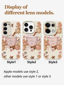 1 szt. Spersonalizowane etui na telefon z imieniem i tekstem błogosławieństwa w świątecznym stylu, kompatybilne z 'em 15 Pro Max/16E/14 Plus/13/12/11, S24/20 Ultra, Redmi Note 13 Pro Plus, wykonane z TPU, spersonalizowane na Boże Narodzenie, najlepszy prezent dla przyjaciół, dziewczyny i rodziny