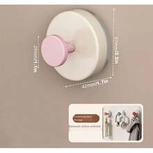 Suction Cup Hook - Dopamine Suction Cup, No Trace, Reusable And Detachable, Stainless Steel Hook, Suitable For Tiles, Glass, Windows, Showers, Kitchens, And Bathrooms