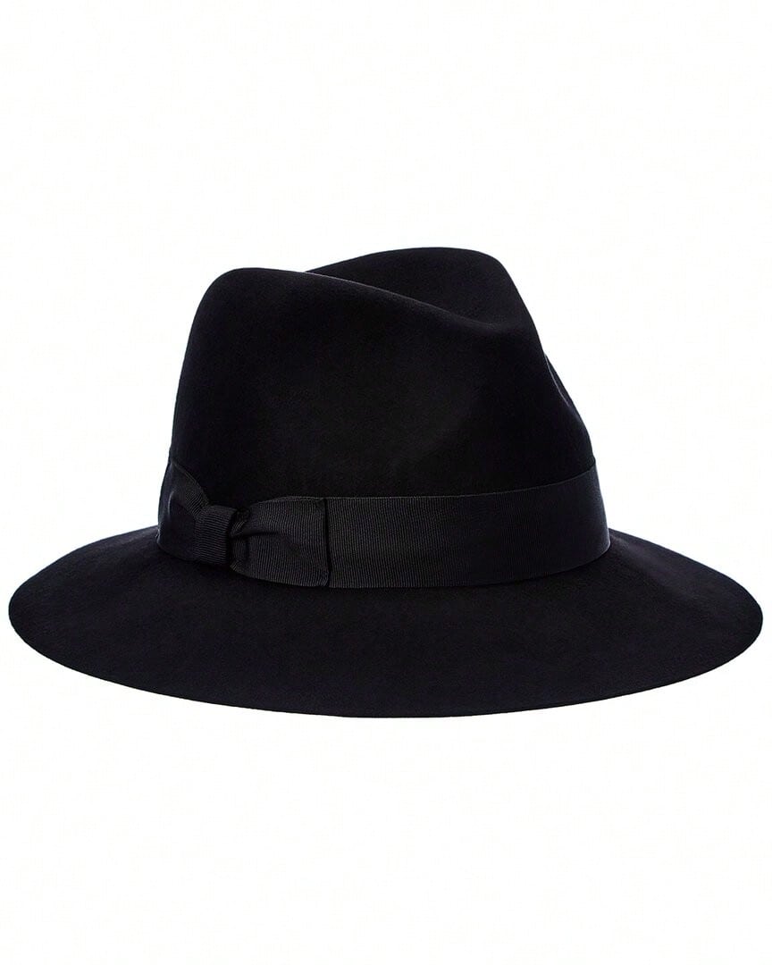 Bruno Magli Wool Felt Fedora - màu đen - Xem 1