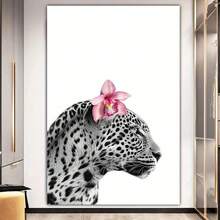 1pc Leopard Print/Cheetah Wall Art - Modern Animal Poster Painting With Bold Black Spots, Frameless Canvas For Living Room, Bedroom, Office Decor - Housewarming Gift, Spring/Summer Home Decoration, Leopard Decor, Bedroom Artwork, Contemporary Artwork, Highquality Print, Interior Designers - Multicolor - View 22