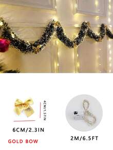 2-metrowy/6,5-stopowy świąteczny wieniec świetlny, z 20 diodami LED i 6 kokardkami, do domu, ogrodu, sypialni, na imprezę, do dekoracji wnętrz/zewnętrznych, do pokoju, do dekoracji bożonarodzeniowych, do sypialni, do dekoracji imprezowych, na święta, do festiwalu, na prezent bożonarodzeniowy, na Święto Dziękczynienia, do ozdoby choinkowej, na Halloween, do dekoracji bożonarodzeniowych, na Święto Dziękczynienia, na wesele, na urodziny.