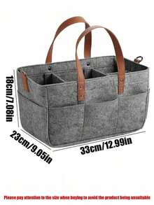 Easypie Selection Bolsa de almacenamiento multifuncional de fieltro para el maletero del coche, material de fibra, duradera con asas, a prueba de polvo y humedad, accesorio práctico para el coche - Bolsa de fieltro - Ver 3