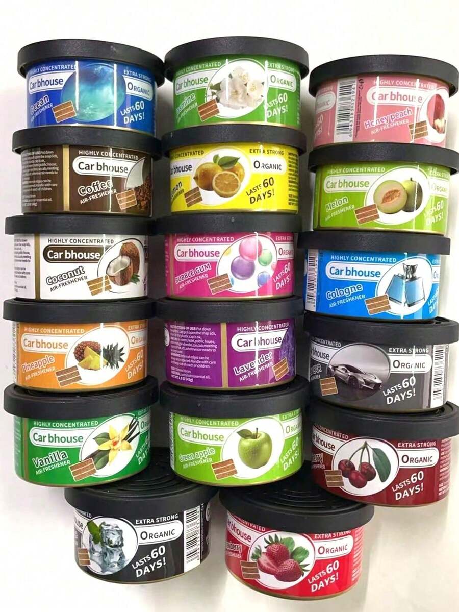 Bubble Gum Scented Air Freshener Can: Organic Essential Oil Deodorizer, Suitable For Car And Home (Long-Lasting & Powerful)