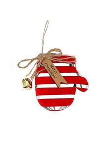 1pc Christmas Tree Ornament Mini Shoe, Five-Pointed Star, Glove Decoration Set, Party Atmosphere, Window Display, Holiday Decor, Couple Backpack Pendant, Cute Backpack Charm, Party Favor, Best Holiday Gift For Friends, Party Decor, Home Decor, Suitable For Holiday Elements, Decorations, Restaurant & Living Room