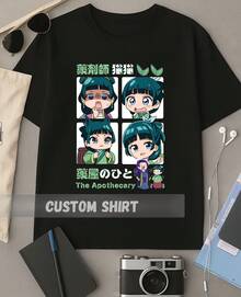 Camiseta Unissex Anime Apothecaryy Diário De Uma Apotecária Maomao Série De Mangá
