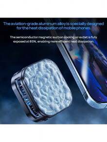 REMAX RT-F15 Mobile Phone Radiator Magnetic Semiconductor Cooler Low Temperature And Long-Lasting Operation Widely Compatible Devices Quiet Cooling Universal For Mobile Devices - Gun Black - View 4
