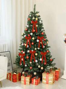 Christmas Decorative Bows, Christmas Decorations, Outdoor Garden Decor, Theme Party Supplies Winter Room Decor