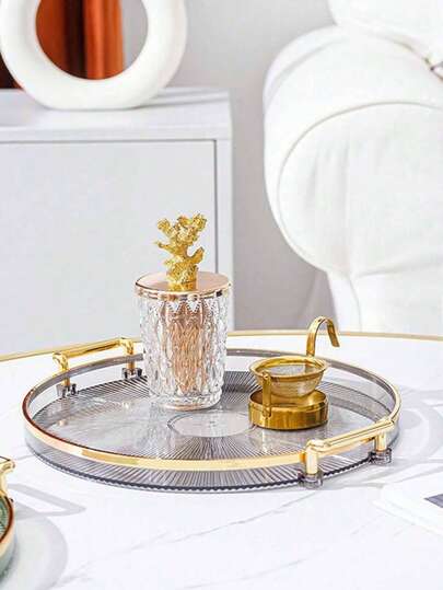 1 pieza Bandeja de joyería, bandeja multifuncional para exhibir caramelos/frutas, regalo de vuelta a la escuela