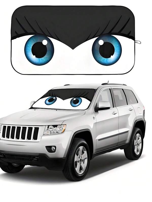 Faltbarer Autoscheiben-Sonnenschutz | Frontscheiben-Sonnenschutz für Sonnenlicht, Hitze und UV-Schutz | Auto-Frontscheiben- und Innenraum-Sonnenblende, faltbarer Windschutzscheiben-Sonnenschutz geeignet für Autos, SUVs, Lkws, maximaler UV-Schutz, hält das Fahrzeug kühl