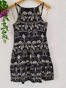 Women's Dress - blanco negro - Ver 2