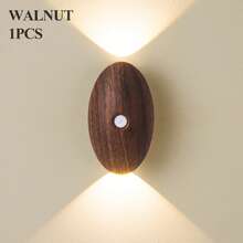 LED智能感应壁灯，室内人体感应壁灯，无线LED壁灯，电池供电夜灯，粘胶设计，可旋转，便携，易于安装，色温和亮度可调 - 彩色 - 查看 15