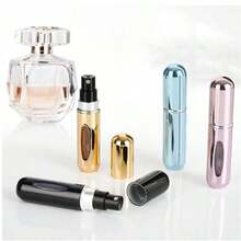 4PCS Portable 5ml Mini Perfume Spray Bottle, Perfume Bottle Reusable Perfume Spray Bottle, Perfume Pump Box, Empty Perfume Bottle Suitable For Travel And Going Out Storage Containers