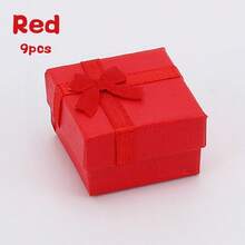 20pcs/18pcs/15pcs/10pcs/9pcs/5pcs/1pc Pink Cardboard Jewelry Box, Jewelry Gift Boxes, Rings Necklace Bracelet Earring Storage Box, Birthday Festival Gift Packing Box For Girls,Room Decor - Pink - View 8