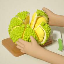 1 件 2025 新款逼真可剥榴莲挤压减压玩具，儿童过家家切水果蔬菜厨房玩具、旅行玩具、课堂减压玩具、迷你玩具、洗澡玩具、圣诞文具、生日/圣诞节/万圣节礼物