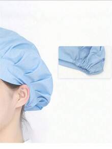 2/1pc Adjustable Elastic Chef Hat, Unisex Cooking Cap, Oil-Proof Work Hat, Dust-Proof Hair Cover, Suitable For Restaurant, Factory, Kitchen, Cooking, Hair Protection, Workshop, Food Service, Mother's Day Gift - Multicolor - View 5