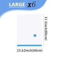 Transparent Vacuum Compression Storage Bags, Modern Home Use Vacuum Compressed Organizer Bags, Multi-Combination, For Clothes, Blanket, Shirt, Travel Accessories, Lightweight Travel Dust Proof Bags, Ideal For Travel And Home Storage, Space-Saving Bags