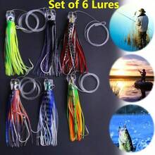 6Pcs/Bag Pusher Style Fishing Lures Rigged And Bag - Default - View 3