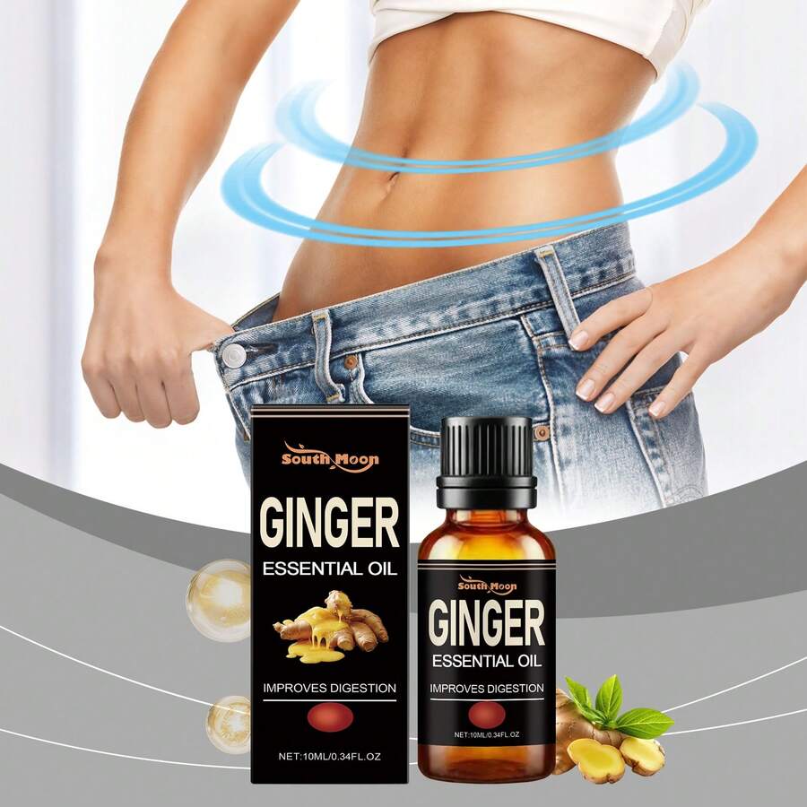 4/2/1pc Ginger Body Essential Oils - Aromatherapy Nourishes The Body, Perfume For WomenTightens Skin, Massages Whole Body With Aromatherapy Essential Oil. - Ginger - View 1