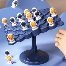 2-Player Astronaut Balancing Tree Chessboard Game - Enhances Reaction Time And Critical Thinking Skills, Relaxing Family And Party Game - Multicolor - View 4
